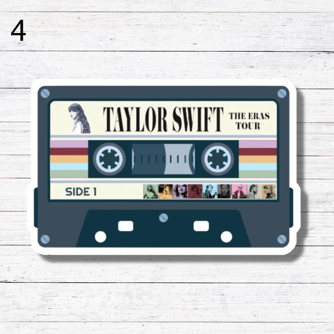 Taylor Swift 4 Sticker/Magnet: Glossy Vinyl