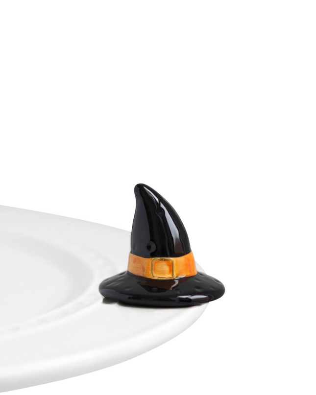 Nora Fleming Witch Hat Mini — Halloween decorative attachment for Nora Fleming serveware