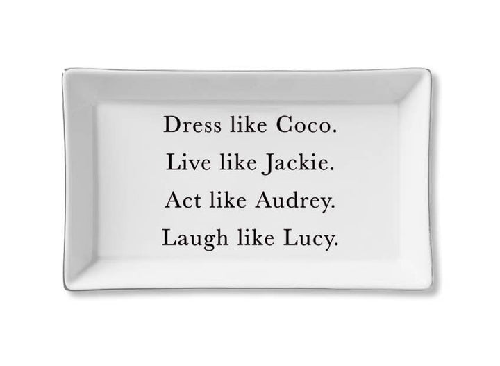 Dress Like Coco - Ceramic Tray