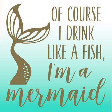 Funny Cocktail Napkins | I'm a Mermaid - 20ct