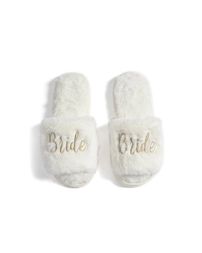 Bride slippers — fun bridal shower and bachelorette gift