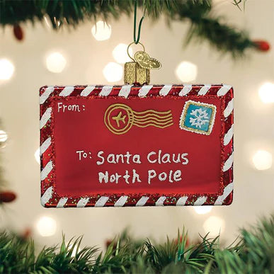 Letter To Santa Ornament