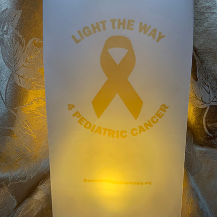 Lanterns Light the Way pediatric cancer lantern — community fundraiser, reserve and pay in store
