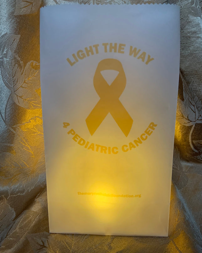 Lanterns Light the Way pediatric cancer lantern — community fundraiser, reserve and pay in store