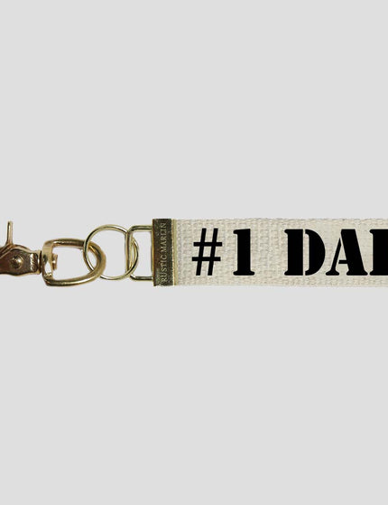 #1 Dad keychain — sweet Father's Day and birthday gift for dads