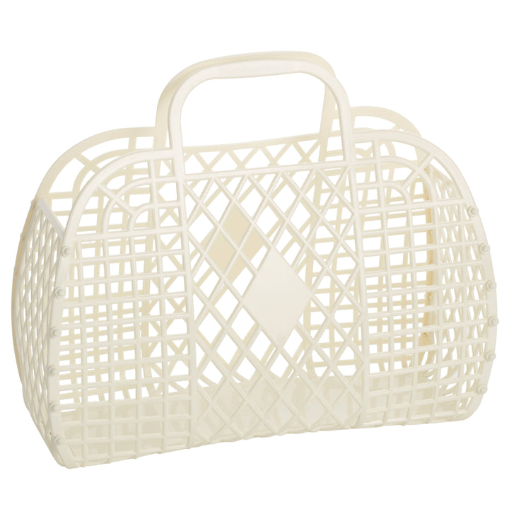 Retro Basket Jelly Bag - Large: Cream