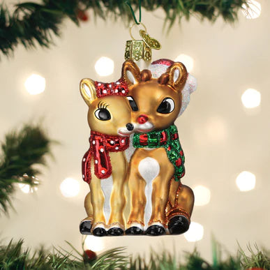 Rudolph And Clarice Ornament