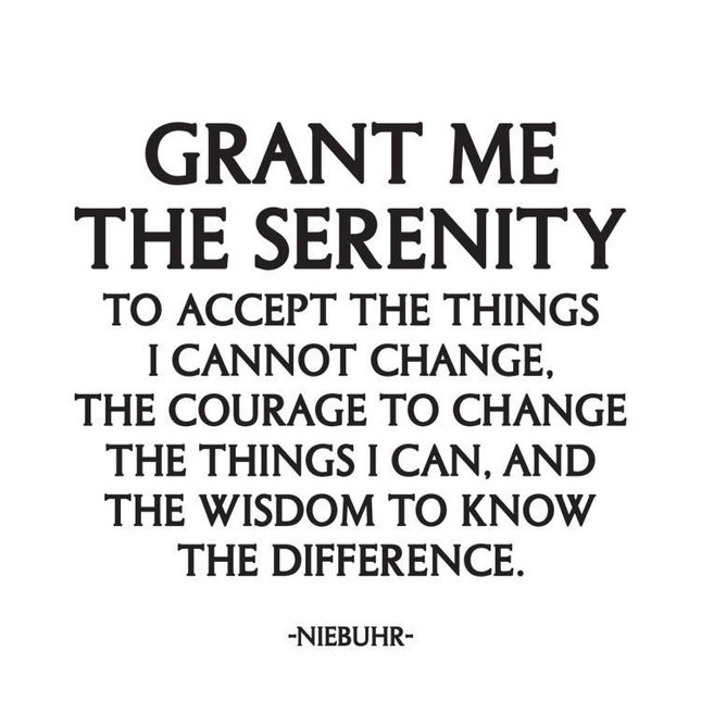 Quotable card Grant Me The Serenity — inspirational and faith greeting card