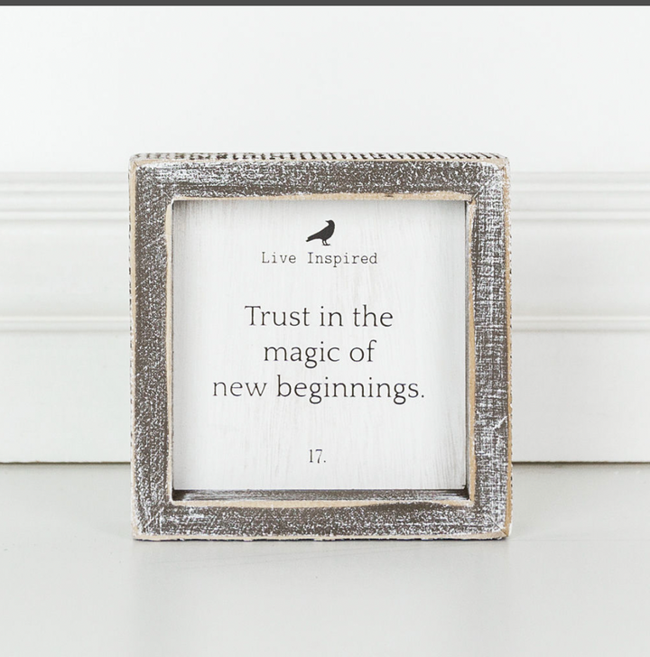 Trust In The Magic Of A New Beginning Sign