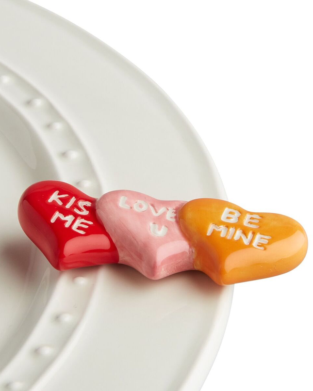 Nora Fleming It's a Love Thing Hearts Mini — Valentine's Day decorative attachment for Nora Fleming serveware