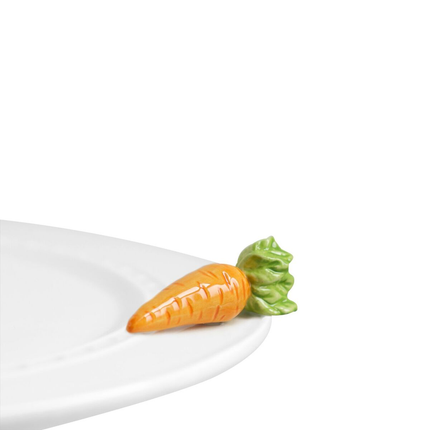 Nora Fleming Carrot Mini — Easter decorative attachment for Nora Fleming serveware