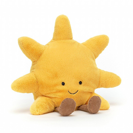 Amuseable Sun stuffed animal — Jellycat soft toy, cheerful baby and toddler gift