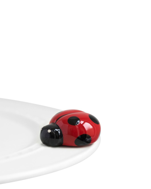 Nora Fleming Ladybug Mini — spring decorative attachment for Nora Fleming serveware