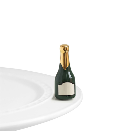 Nora Fleming Champagne Mini — celebration decorative attachment for Nora Fleming serveware