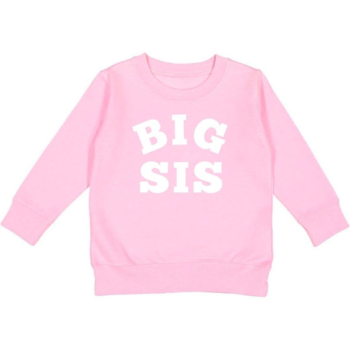 Big Sis Sweatshirt- Pink Kids Sweatshirt