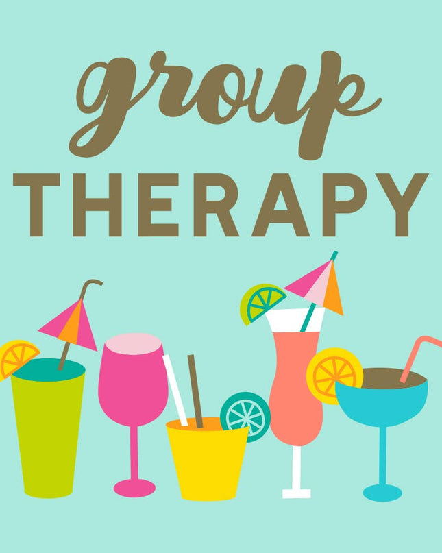 Funny Cocktail Napkins | Group Therapy - 20ct