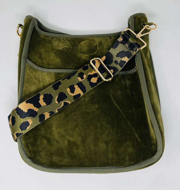 Velvet Messenger Bag with Guitar Stap