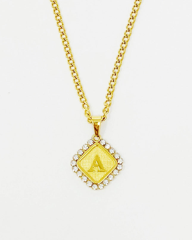 Aztec Delight Initial Necklace