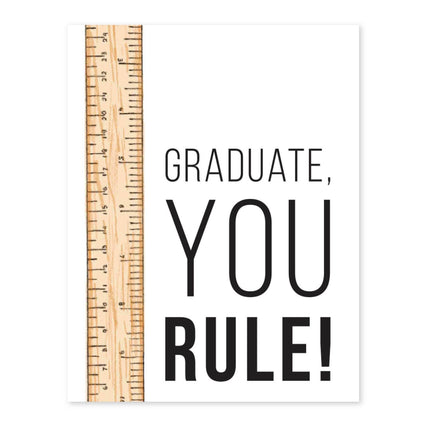 You Rule greeting card — fun appreciation and birthday card