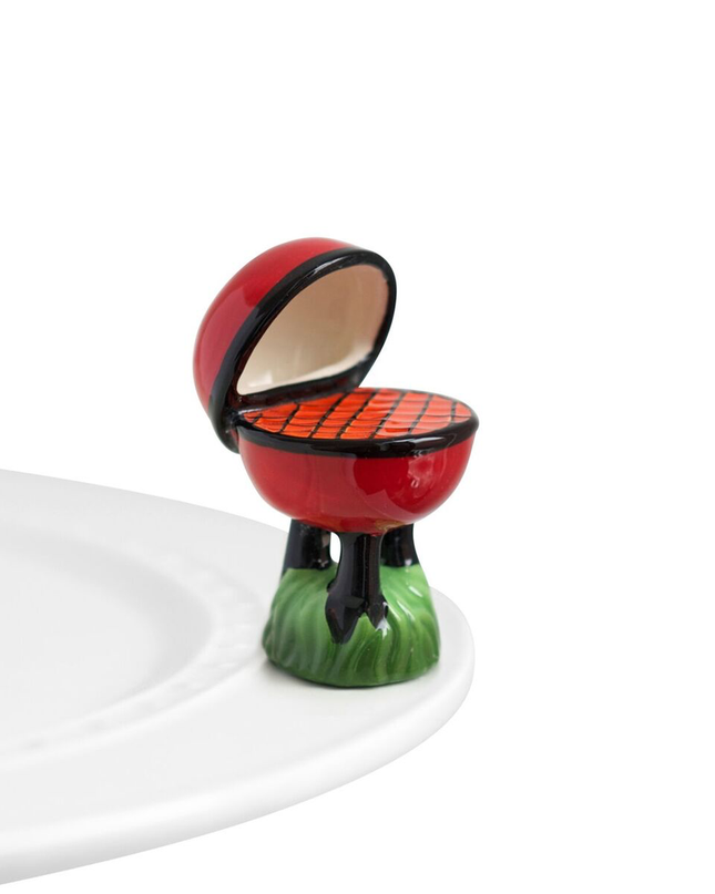 Nora Fleming Grill Mini — barbecue decorative attachment for Nora Fleming serveware, summer gift