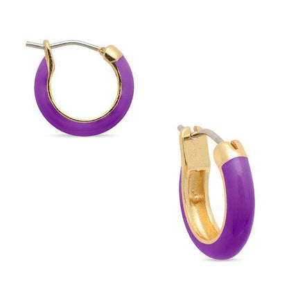 Hoop earrings — classic children's jewelry, birthday and holiday gift