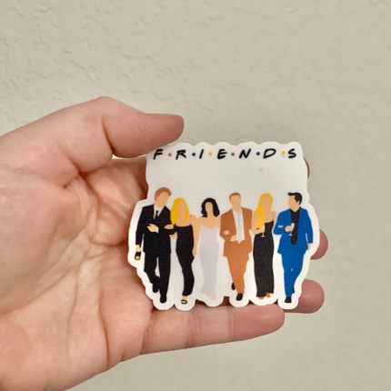 Friends Group Sticker/Magnet- Friends: Glossy vinyl