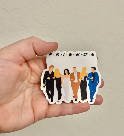 Friends Group Sticker/Magnet- Friends: Glossy vinyl