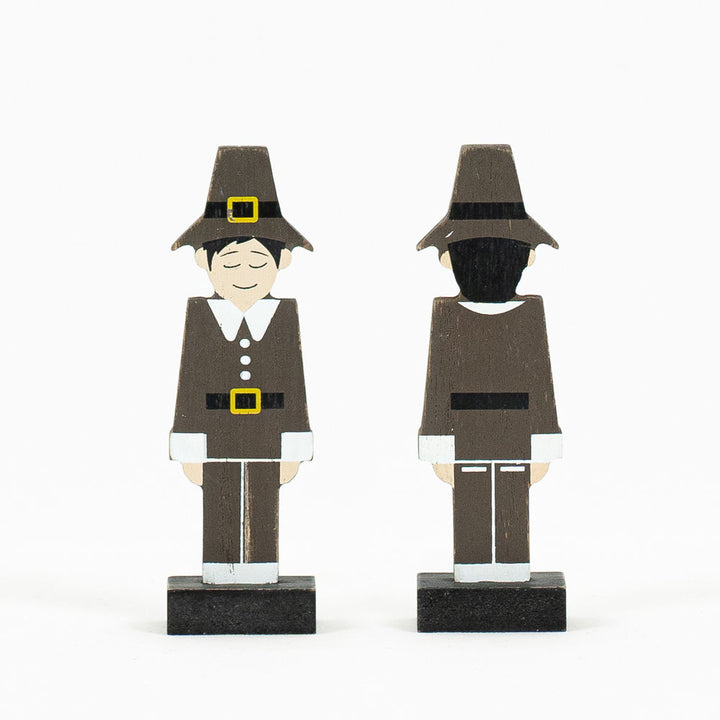 Boy Wood Cutout Pilgrim