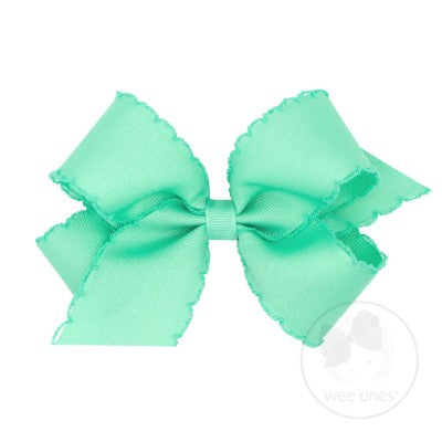 Medium Grosgrain Bow With Matching Moonstitch Edge