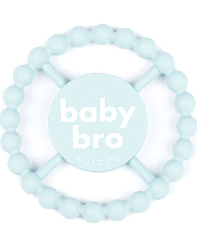 Baby Bro happy teether — fun sibling baby toy, baby shower gift