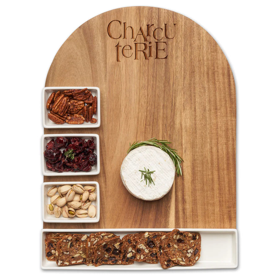 Rounded Charcuterie Board Set