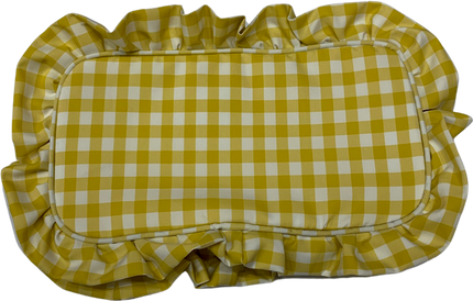 The Rachel ruffle gingham bag — multiple color options available