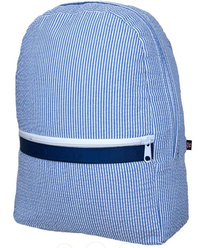 Medium personalized backpack — custom monogram or name, kids and teen gift
