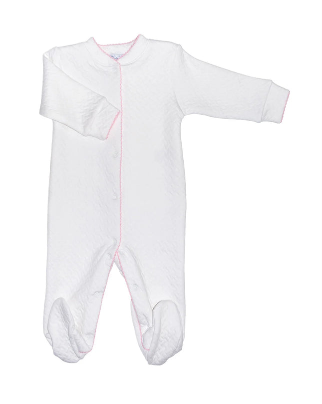Basket Weave Baby Footie