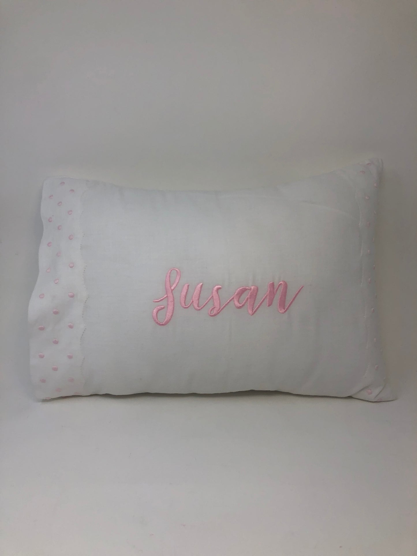 Personalized Dot Pillow