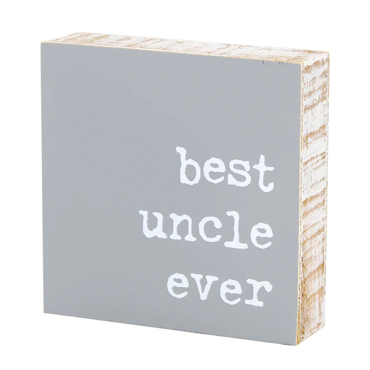 Best Uncle Block Sign