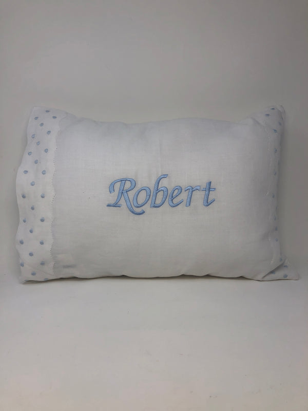 Personalized Dot Pillow