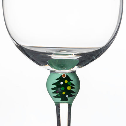 The Giving Glass Christmas Tree — alternate view showing design