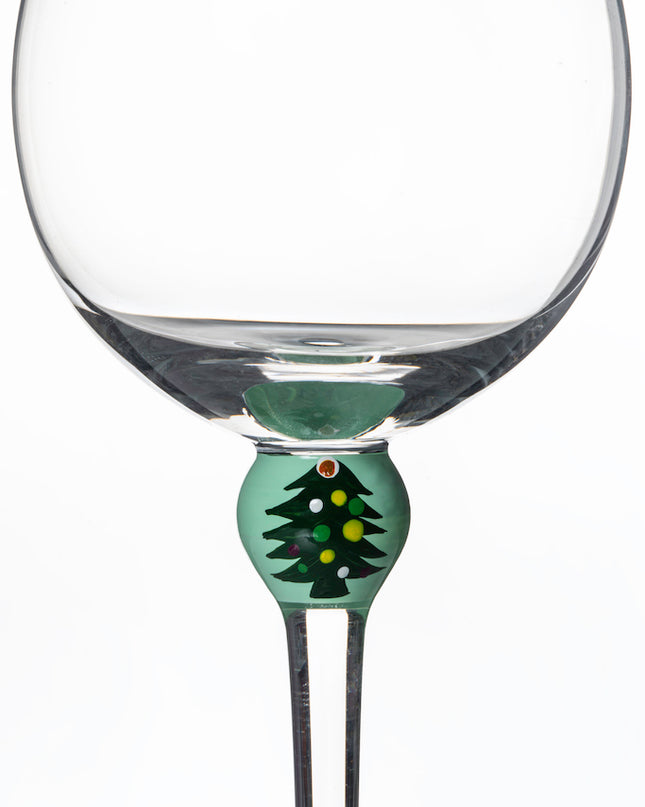 The Giving Glass Christmas Tree — alternate view showing design