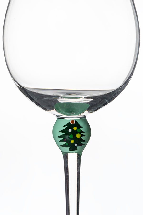 The Giving Glass - Christmas Tree Wine Glass