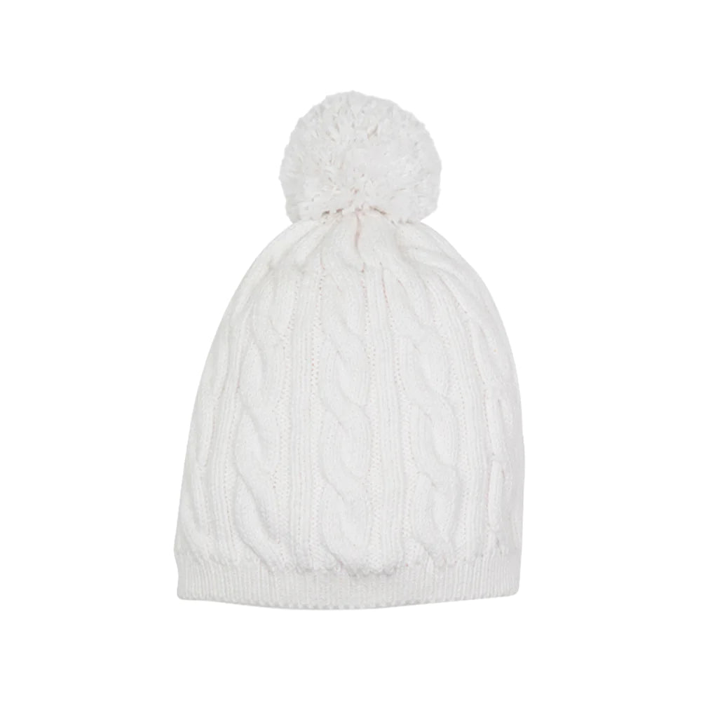 Collins Cable Knit Hat - Palmetto Pearl