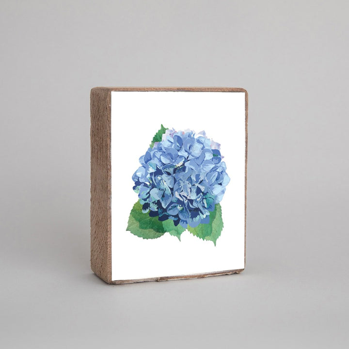 Watercolor Hydrangea Decorative Block