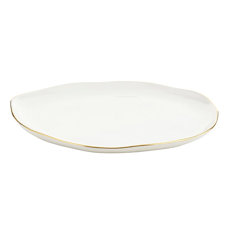 Ceramic Tray - Medium-White