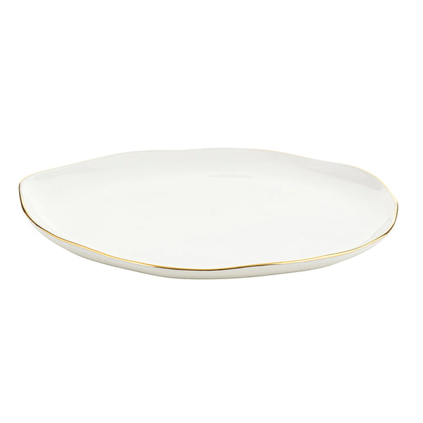 Ceramic Tray - Medium-White