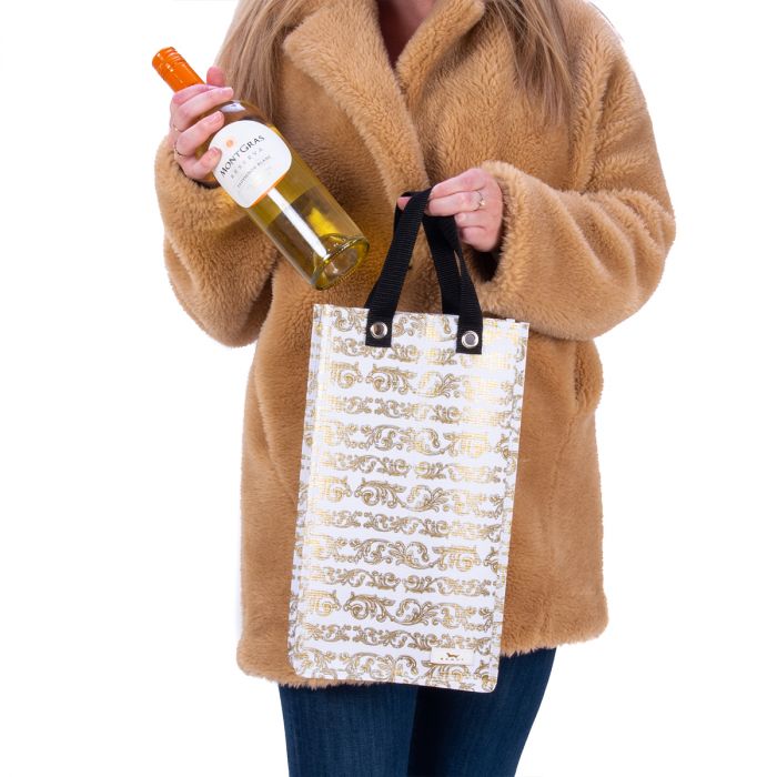 Double Fistah Wine Bag by Scout - Oh Scrolly Night