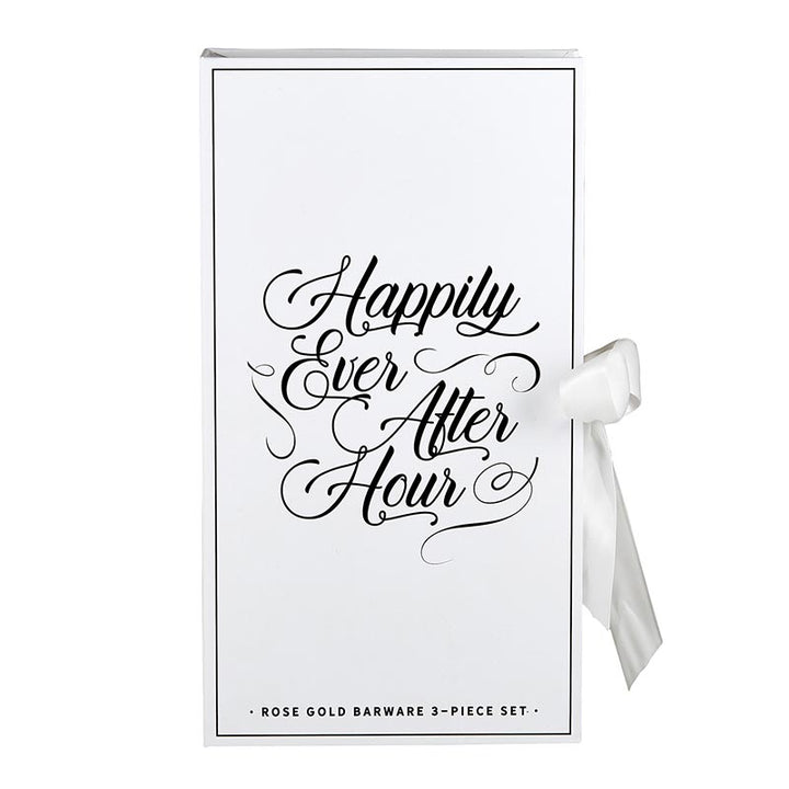 Rose Gold Barware Book Set
