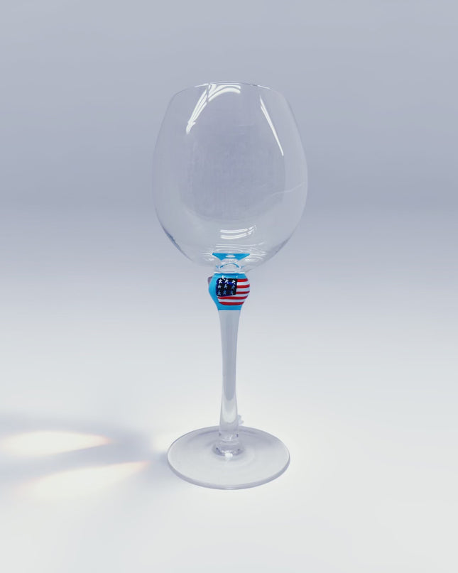 The Giving Glass - The American Flag