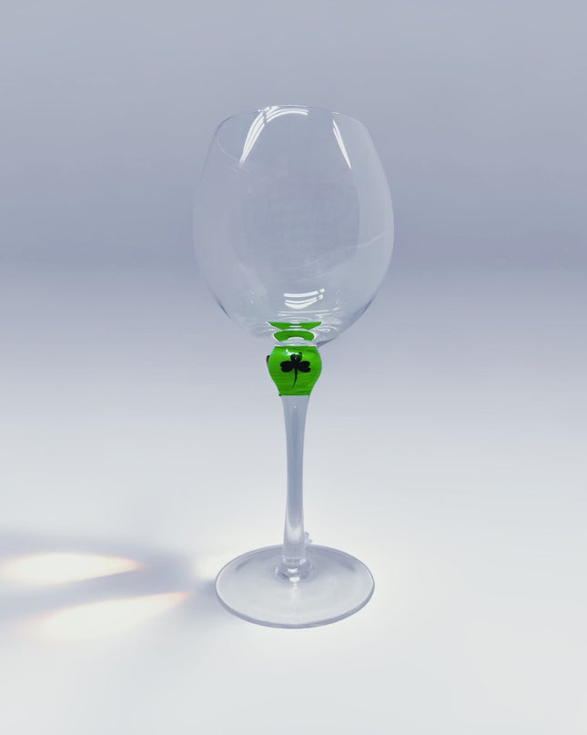 The Giving Glass -Shamrock Glass