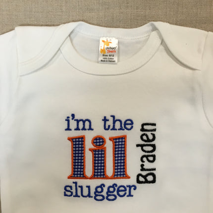 Personalized onesie with custom design — alternate design example