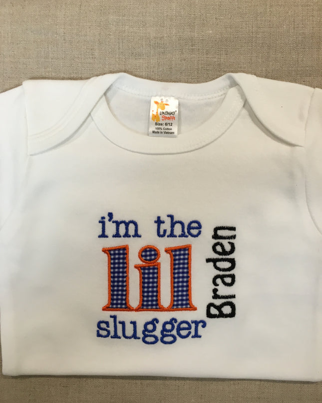 Personalized onesie with custom design — alternate design example